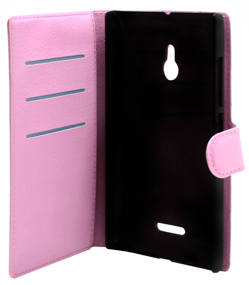 Θήκη Book Ancus Teneo για Nokia XL Dual Ρόζ