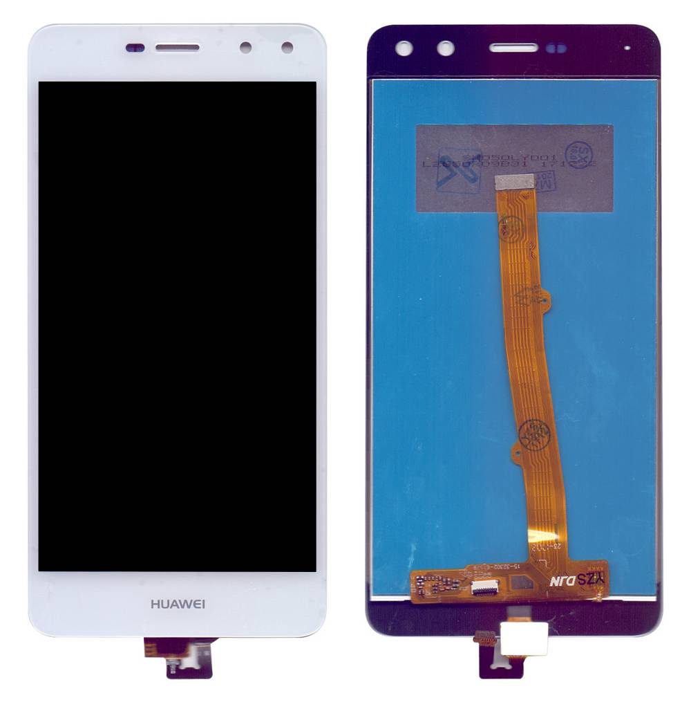Οθόνη & Μηχανισμός Αφής Huawei Y6 (2017) Λευκό χωρίς Πλαίσιο, Κόλλα