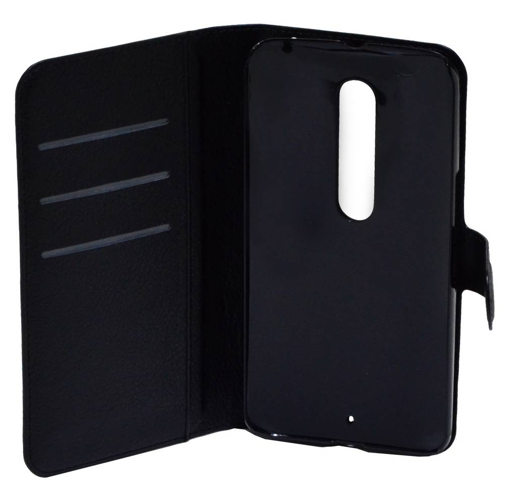 Θήκη Book Ancus Teneo για Motorola Moto X Style Μαύρη