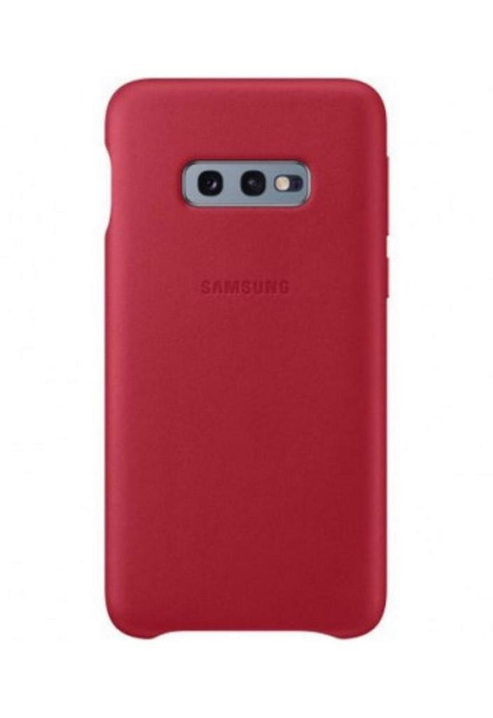 Θήκη Faceplate Samsung Leather Cover EF-VG970LREGWW για SM-G970F Galaxy S10e Κόκκινη