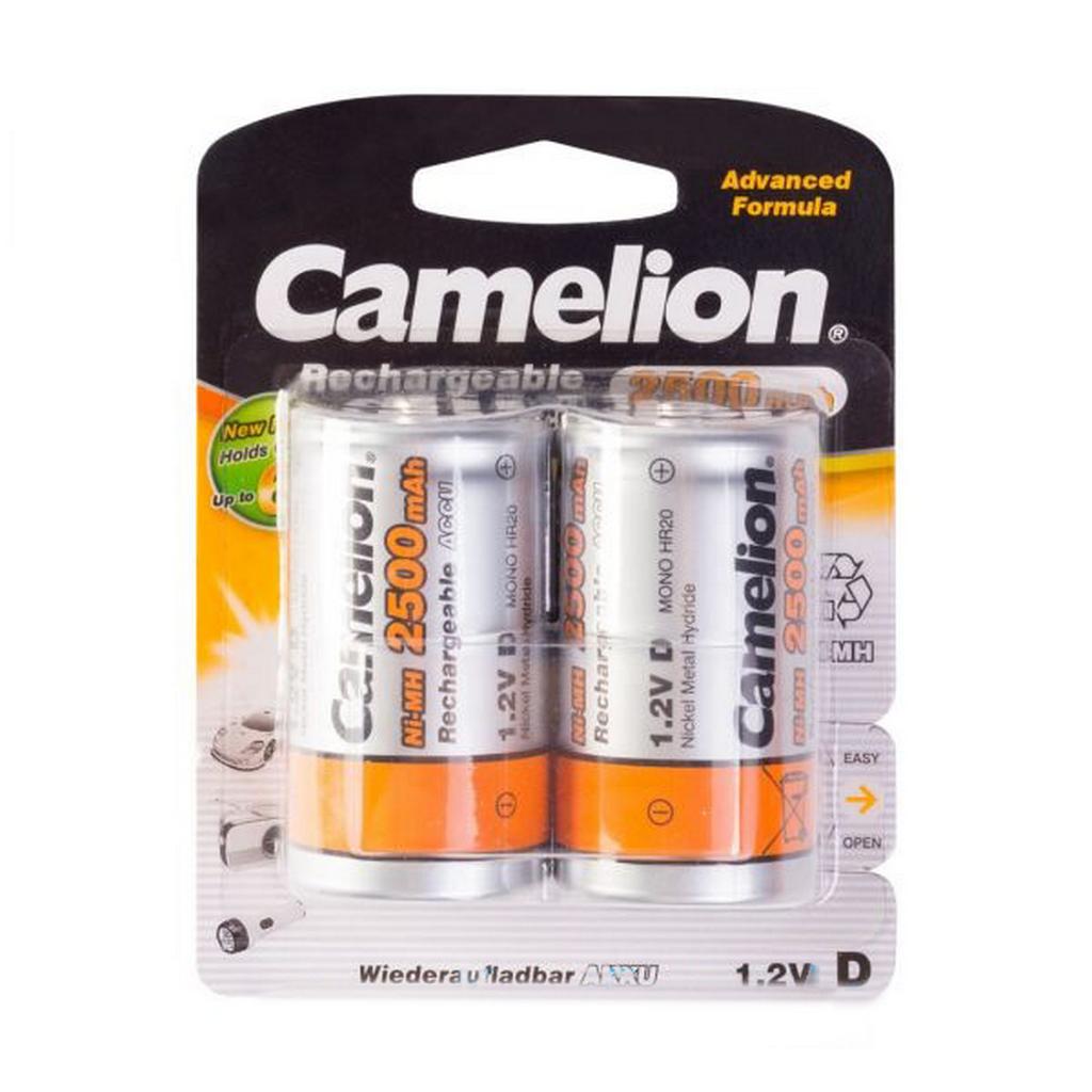 Μπαταρία Επαναφορτιζόμενη Camelion ACCU NH-D2500 2500 mAh size D 1.2V Τεμ. 2