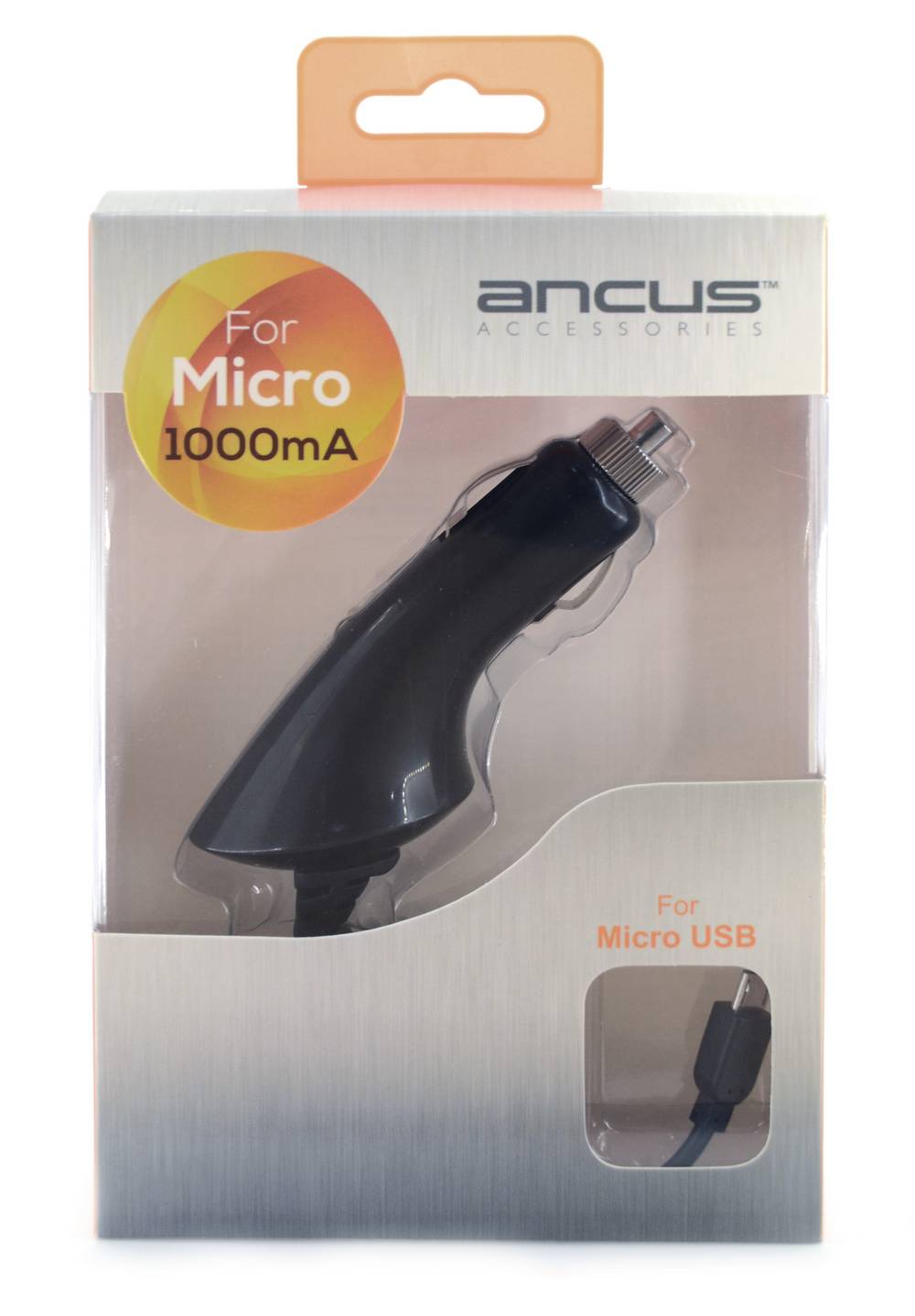 Φορτιστής Αυτοκινήτου Ancus Micro USB 5V 1000 mAh με Είσοδο 12/24V