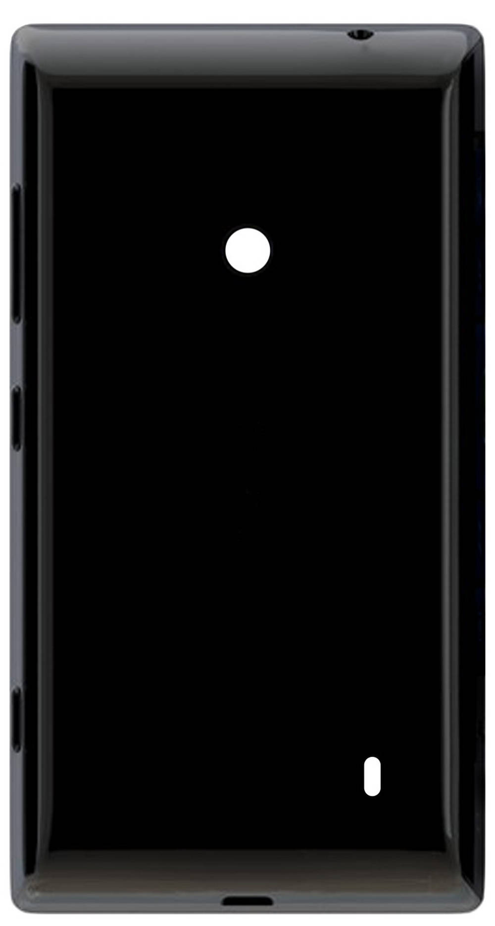 Καπάκι Μπαταρίας Nokia Lumia 520/525 Μαύρο Swap με Εξωτερικά Πλαϊνά Πλήκτρα