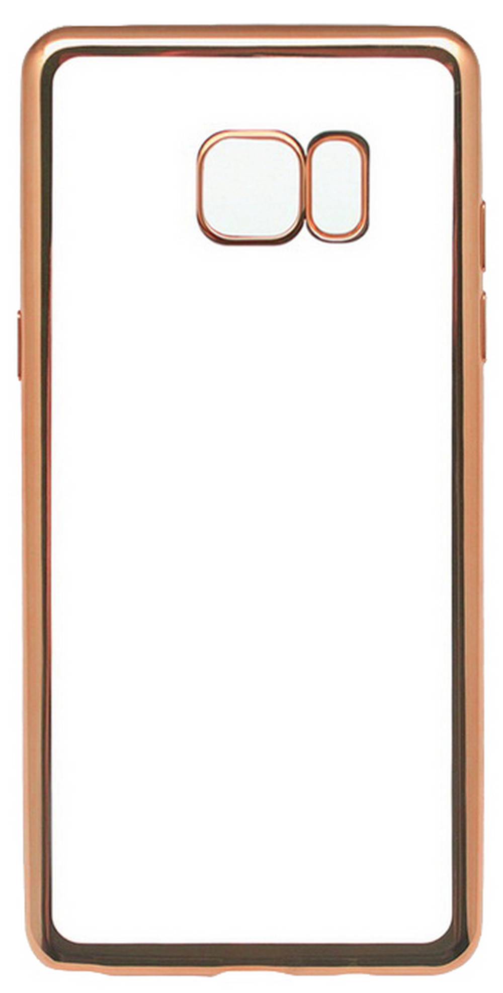 Θήκη Electroplating TPU Ancus για Samsung SM-N930F Galaxy Note 7 Ρόζ - Διάφανη