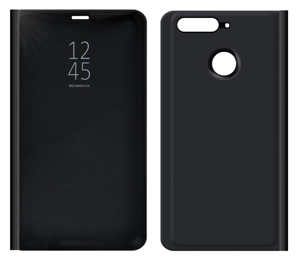 Θήκη Book Kview Standing Cover για Huawei Y6 (2018) Μαύρη