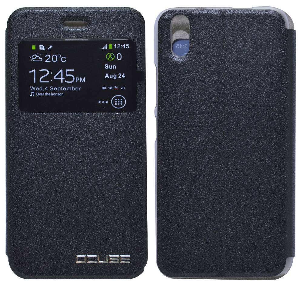 Θήκη Book Ancus S-View για Ulefone Paris/Paris X Μαύρη
