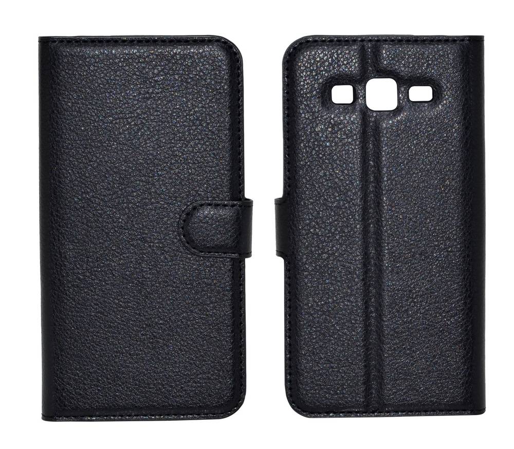 Θήκη Book Ancus Teneo για Samsung SM-G7102 Galaxy Grand 2 TPU Μαύρη