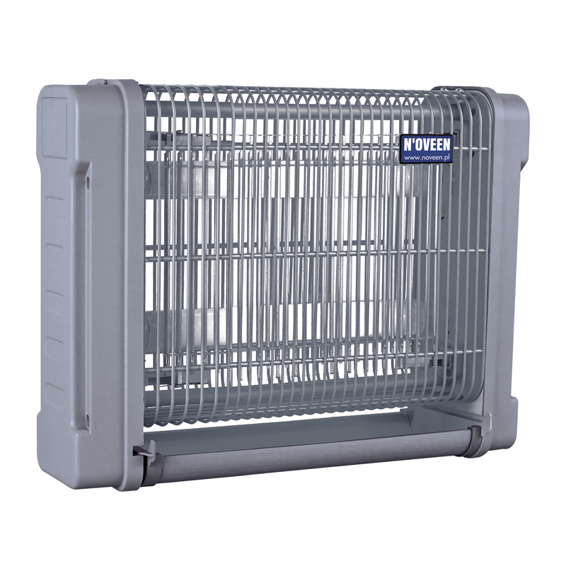 Ηλεκτρική Παγίδα Εντόμων N'OVEEN IKN-12 με 2 Λαμπτήρες UVA 6W. Γκρι