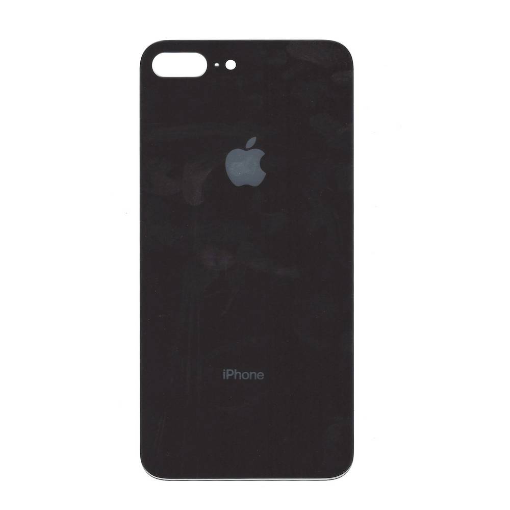 Πίσω Κάλυμμα Apple iPhone 8 Plus Μαύρο χωρίς Τζαμάκι Κάμερας