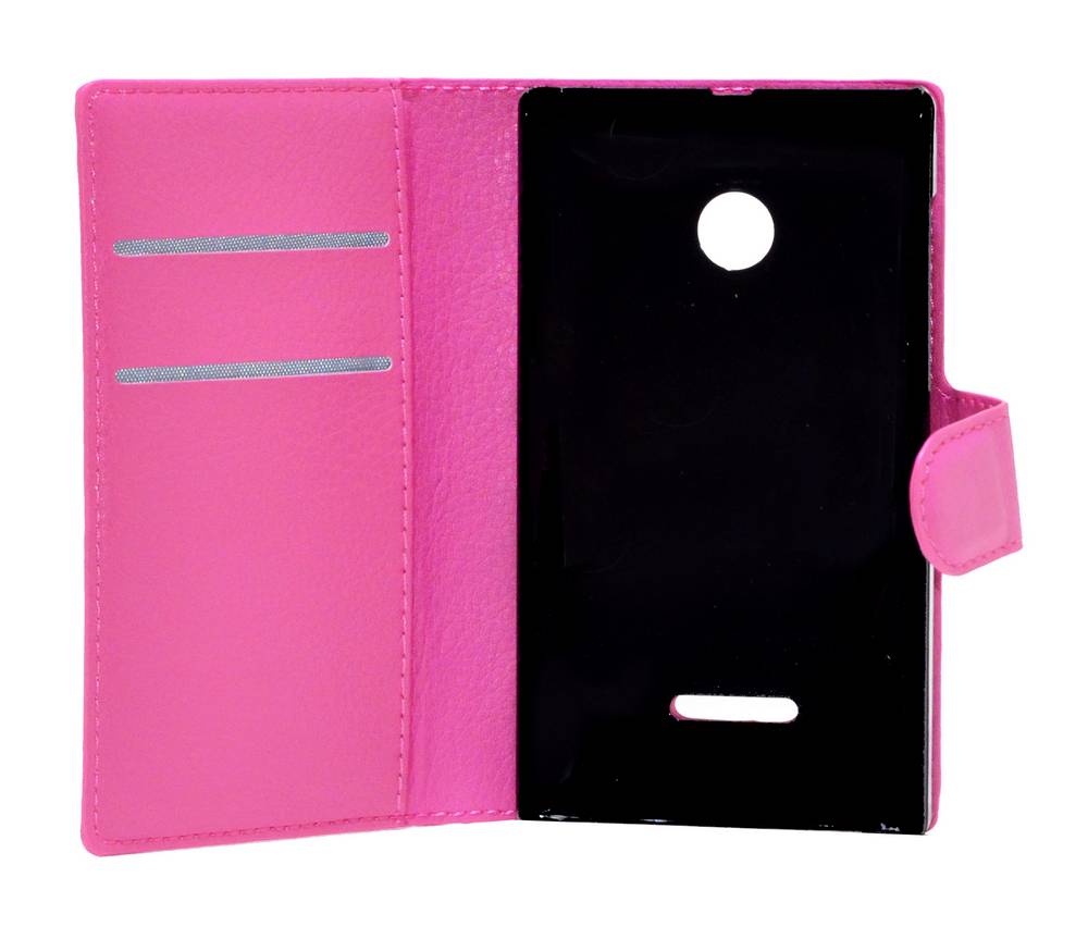 Θήκη Book Ancus Teneo για Microsoft Lumia 532 Φούξια