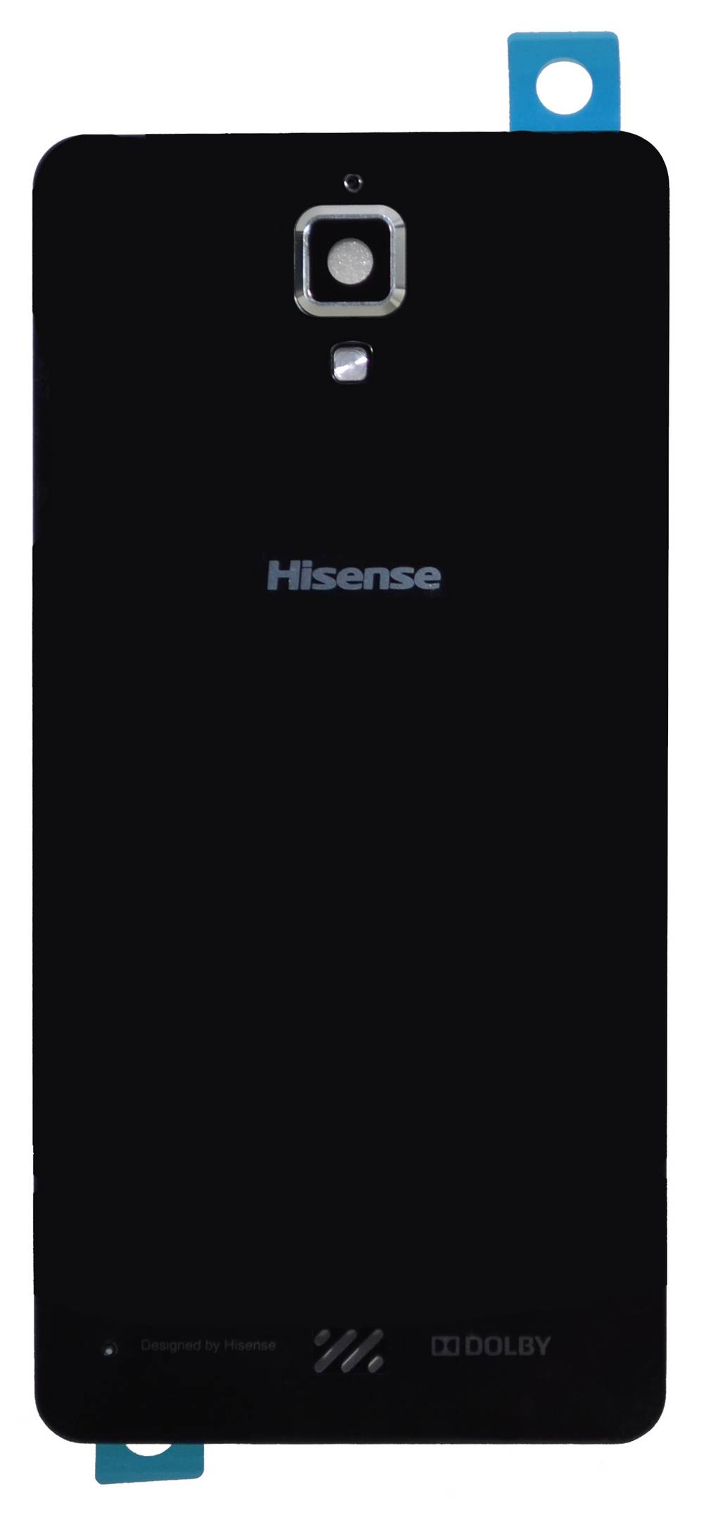Πίσω Κάλυμμα Hisense C20 με Κόλλα, Τζαμάκι και Κάλυμμα Κάμερας Μαύρο Original 1019769