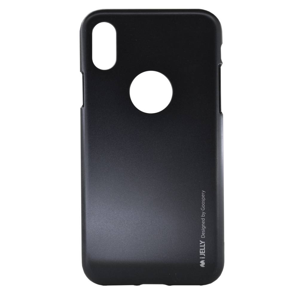 Θήκη Goospery iJelly για Apple iPhone X / XS Μαύρη by Mercury
