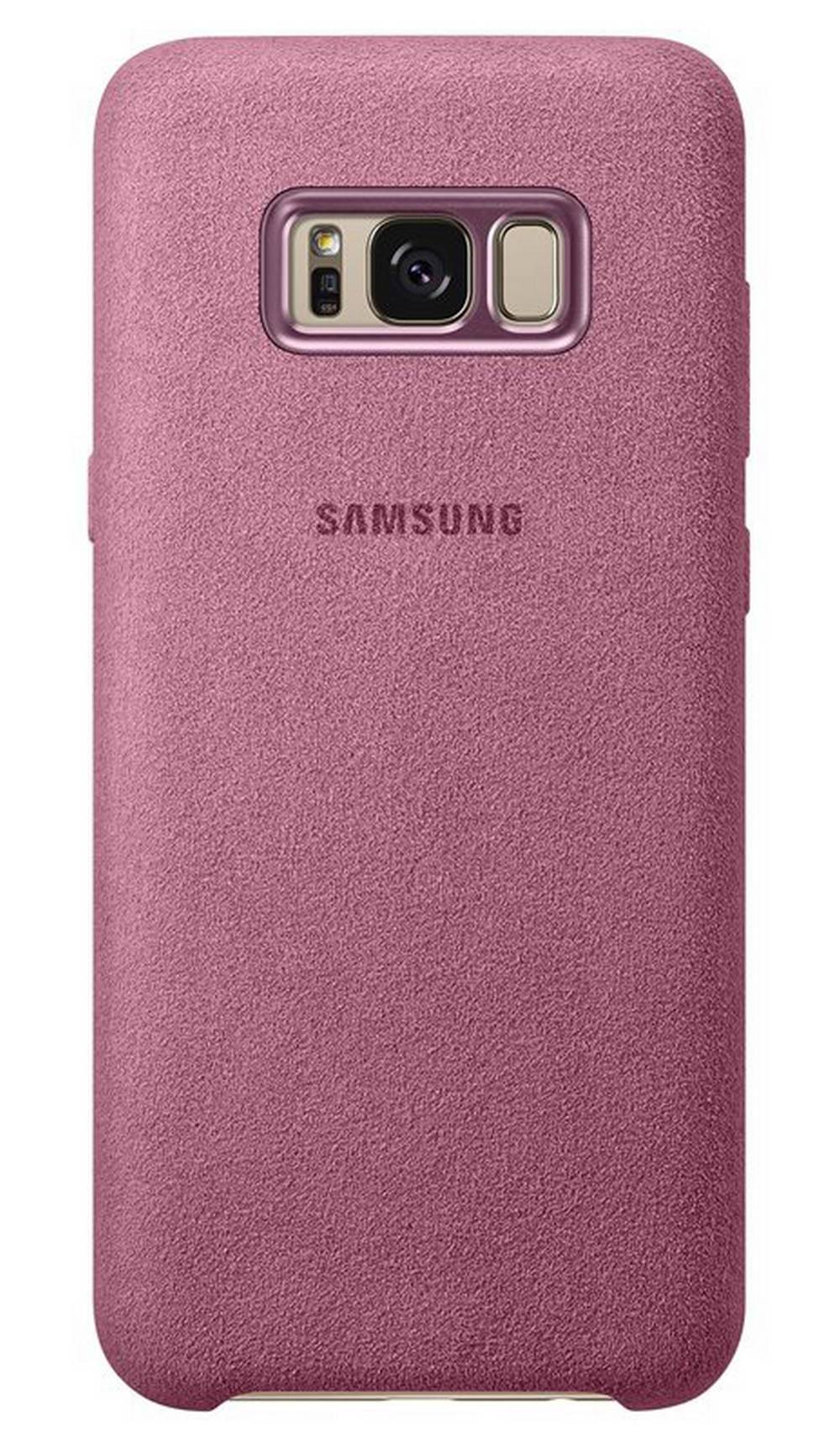 Θήκη Faceplate Samsung Alcantara Cover EF-XG950APEGWW για SM-G950F Galaxy S8 Ροζ