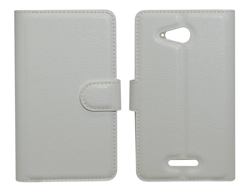 Θήκη Book Ancus Teneo για Sony Xperia  E4G/E4G Dual TPU Λευκή