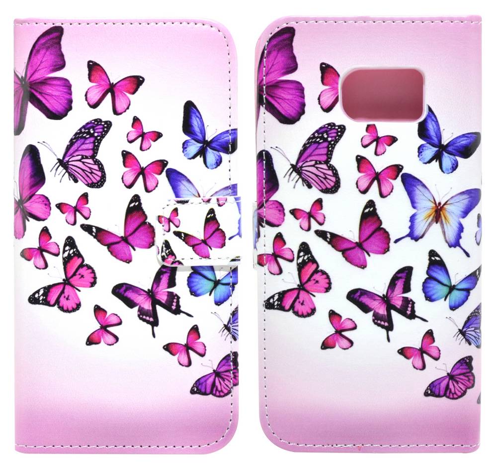 Θήκη Book Ancus Art Collection για Samsung SM-G925 Galaxy S6 Edge Butterfly