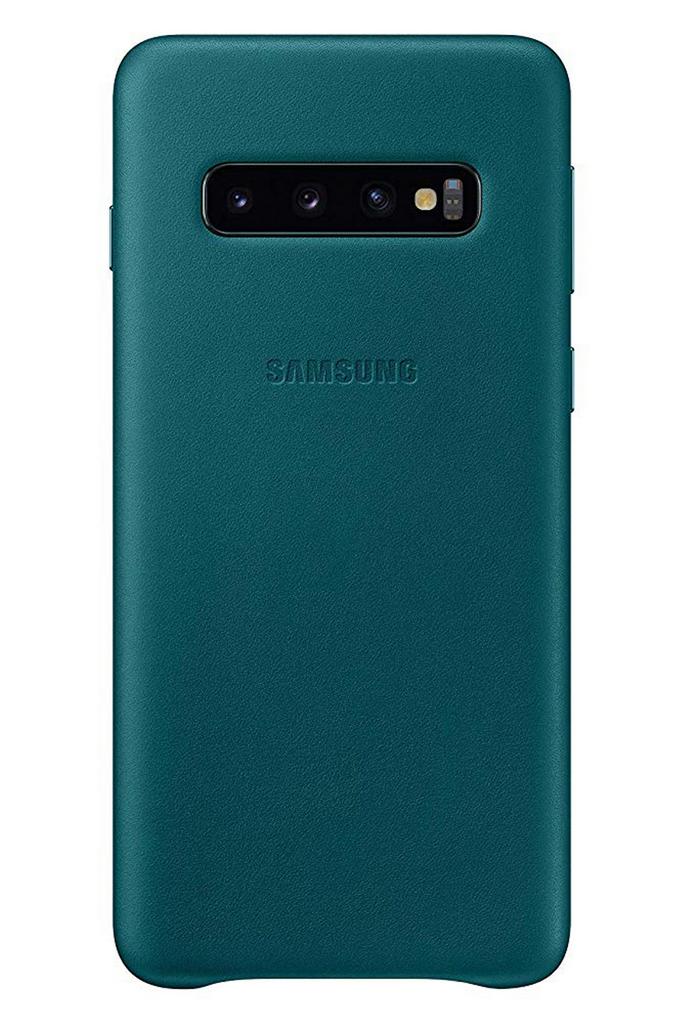 Θήκη Faceplate Samsung Leather Cover EF-VG973LGEGWW για SM-G973F Galaxy S10 Πράσινη