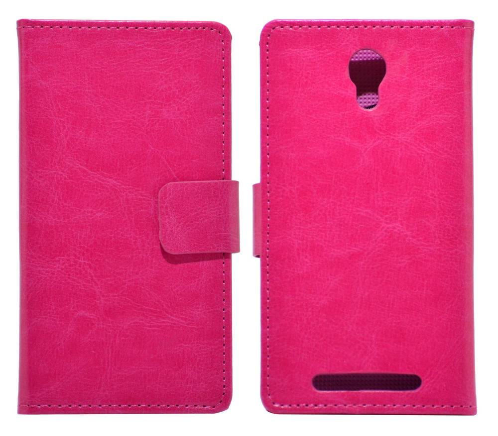 Θήκη Book Ancus Stick it Universal για Smartphone 5"-5,5" Φούξια