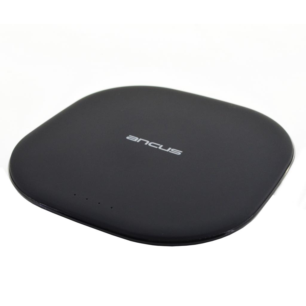 Wireless Fast Charge Pad Ancus Q1 5V 2A 10W 7mm Μαύρο (Κατάλληλος για Συσκευές με Qi-Enabled)