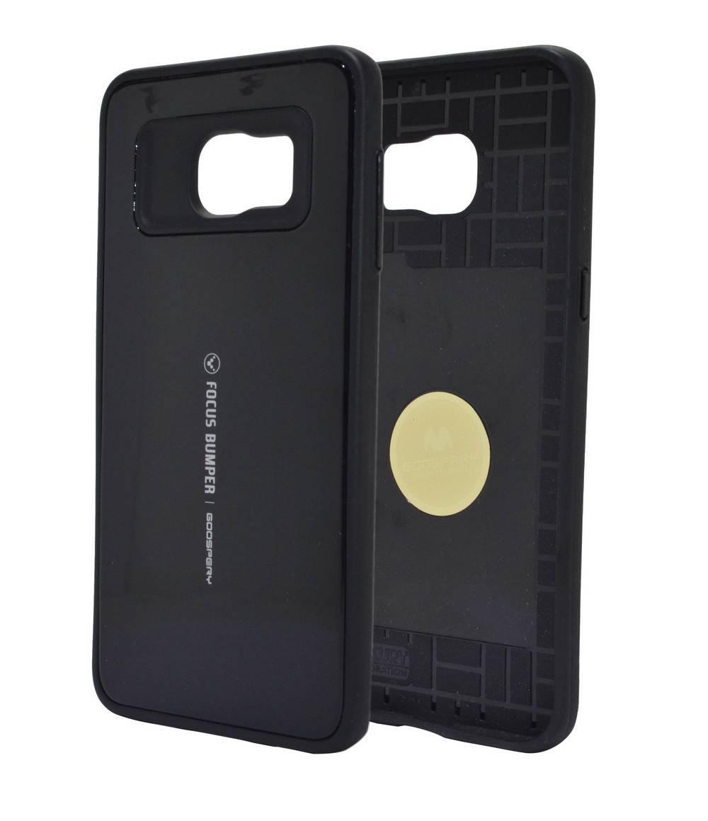 Θήκη Hard TPU Goospery Focus Bumper για Samsung SM-G928F Galaxy S6 Edge+ Μαύρη by Mercury