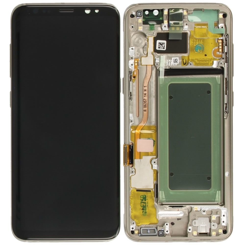 Γνήσια Οθόνη & Μηχανισμός Αφής Samsung SM-G950F Galaxy S8 Χρυσαφί GH97-20457F GH97-20473F