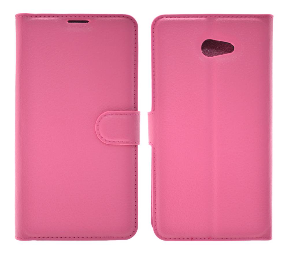 Θήκη Book Ancus Teneo για Vodafone Smart Platinum 7 TPU Φούξια