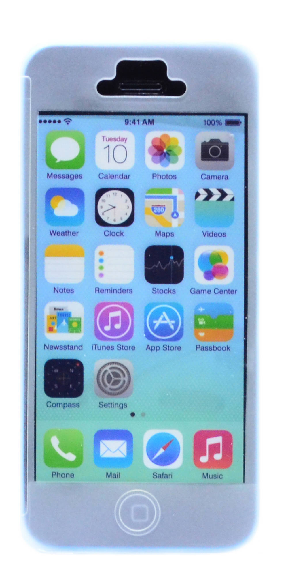 Θήκη TPU Book Ancus για Apple iPhone 5C Frost - Διάφανη