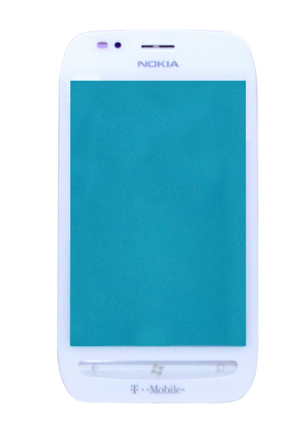Μηχανισμός Αφής Nokia Lumia 710 Λευκό με Πλαίσιο Original T-Mobile Logo Swap