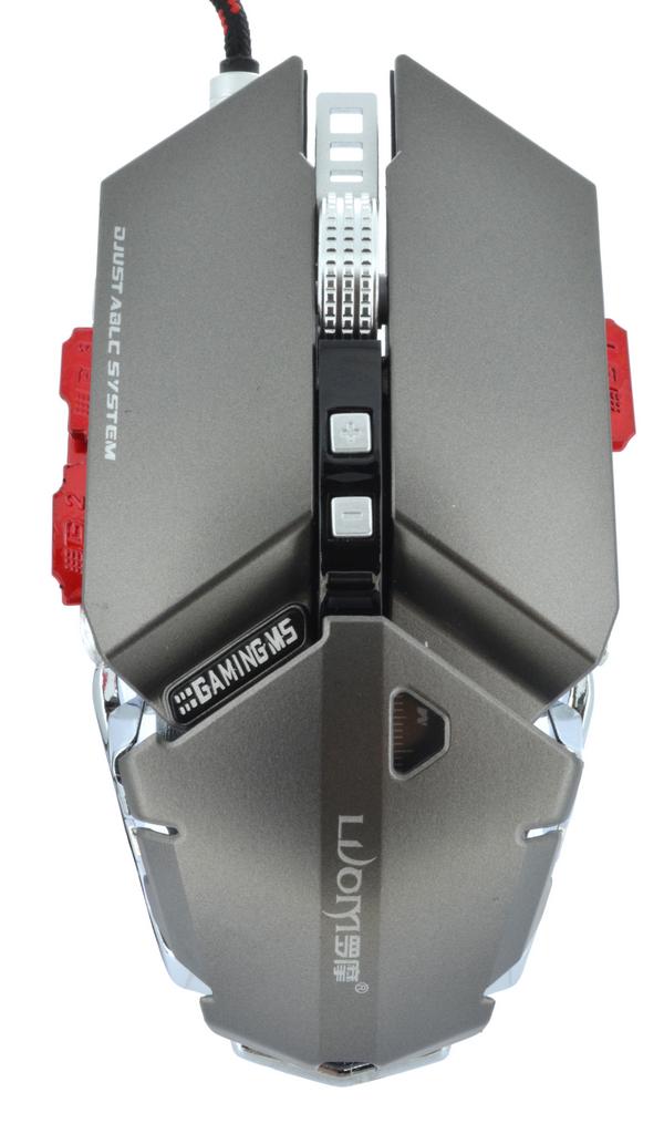 Ενσύρματο Ποντίκι Mechanical Gaming Mouse Luom G50 με 10 Πλήκτρα και 4000 DPI Γκρι