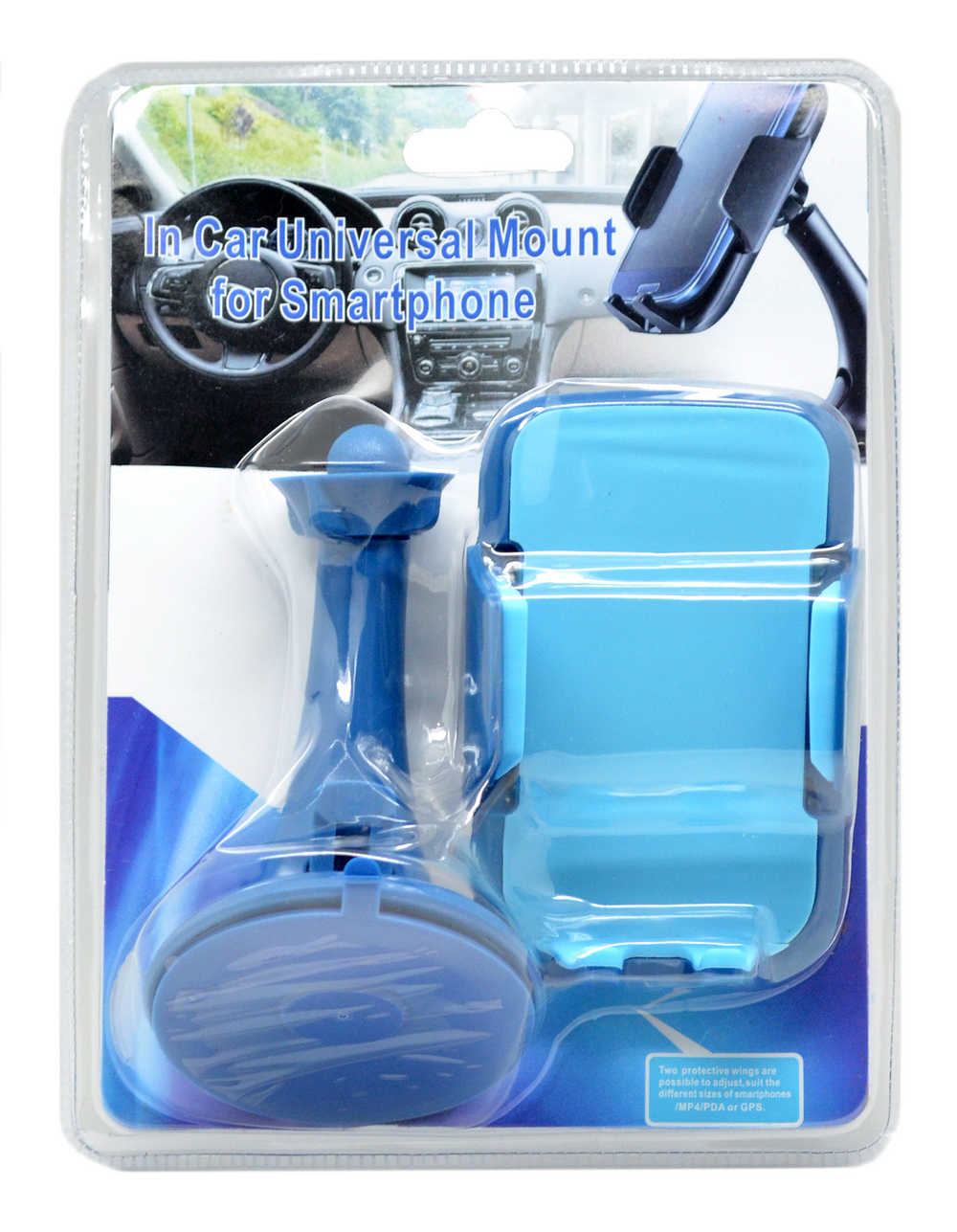 Βάση Στήριξης Αυτοκινήτου Ancus Universal Μπλέ για Smartphone 4'' έως 5.7'' Ίντσες