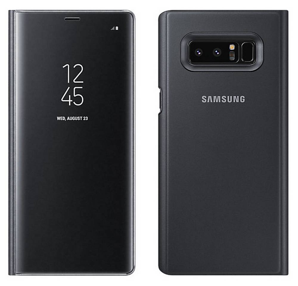 Θήκη Book Samsung Clear View Standing Cover EF-ZN950CBEGWW για SM-N950F Galaxy Note 8 Μαύρο
