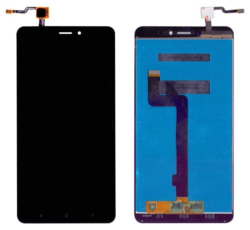 Οθόνη & Μηχανισμός Αφής Xiaomi Mi Max 2 Μαύρο χωρίς Πλαίσιο (Διάσταση:170mm)