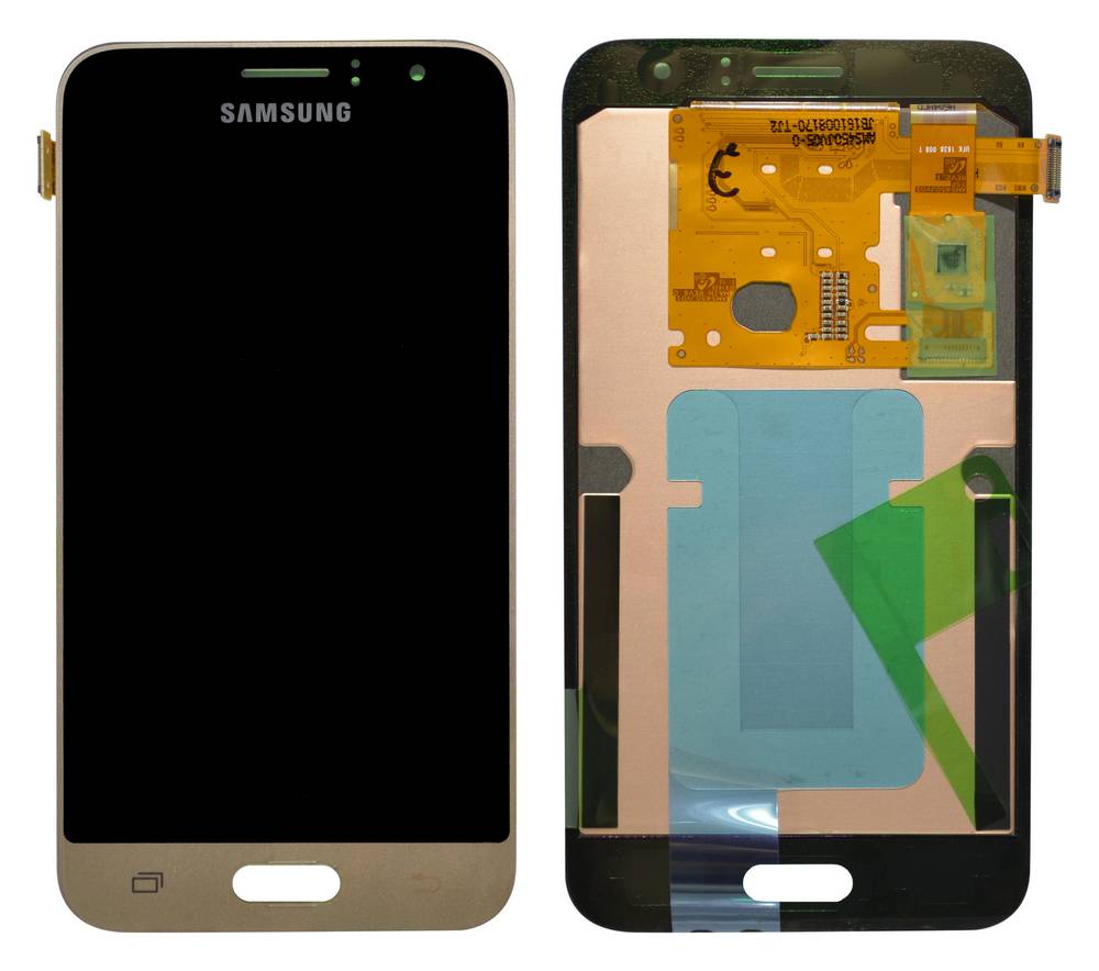 Γνήσια Οθόνη & Μηχανισμός Αφής Samsung SM-J120F Galaxy J1 (2016) Χρυσαφί GH97-18224B