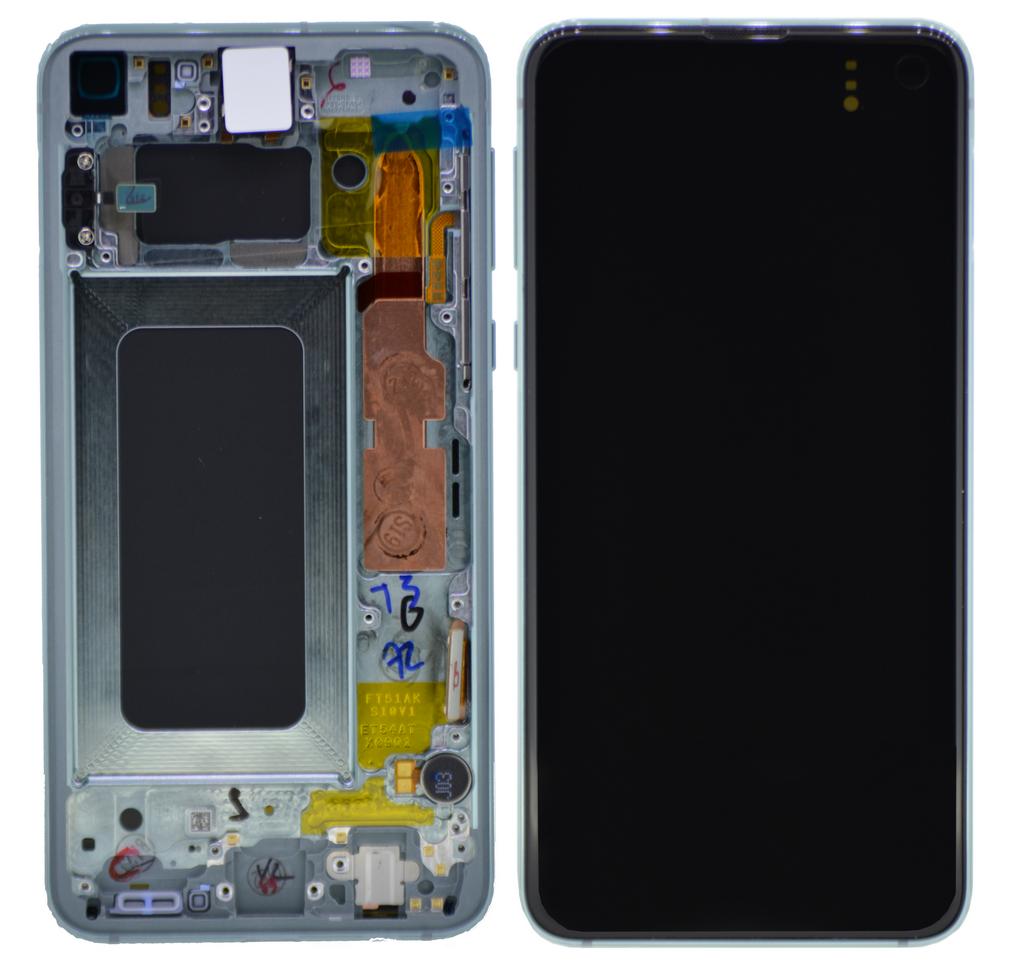 Γνήσια Οθόνη & Μηχανισμός Αφής Samsung SM-G970F Galaxy S10e Πράσινο GH82-18852E