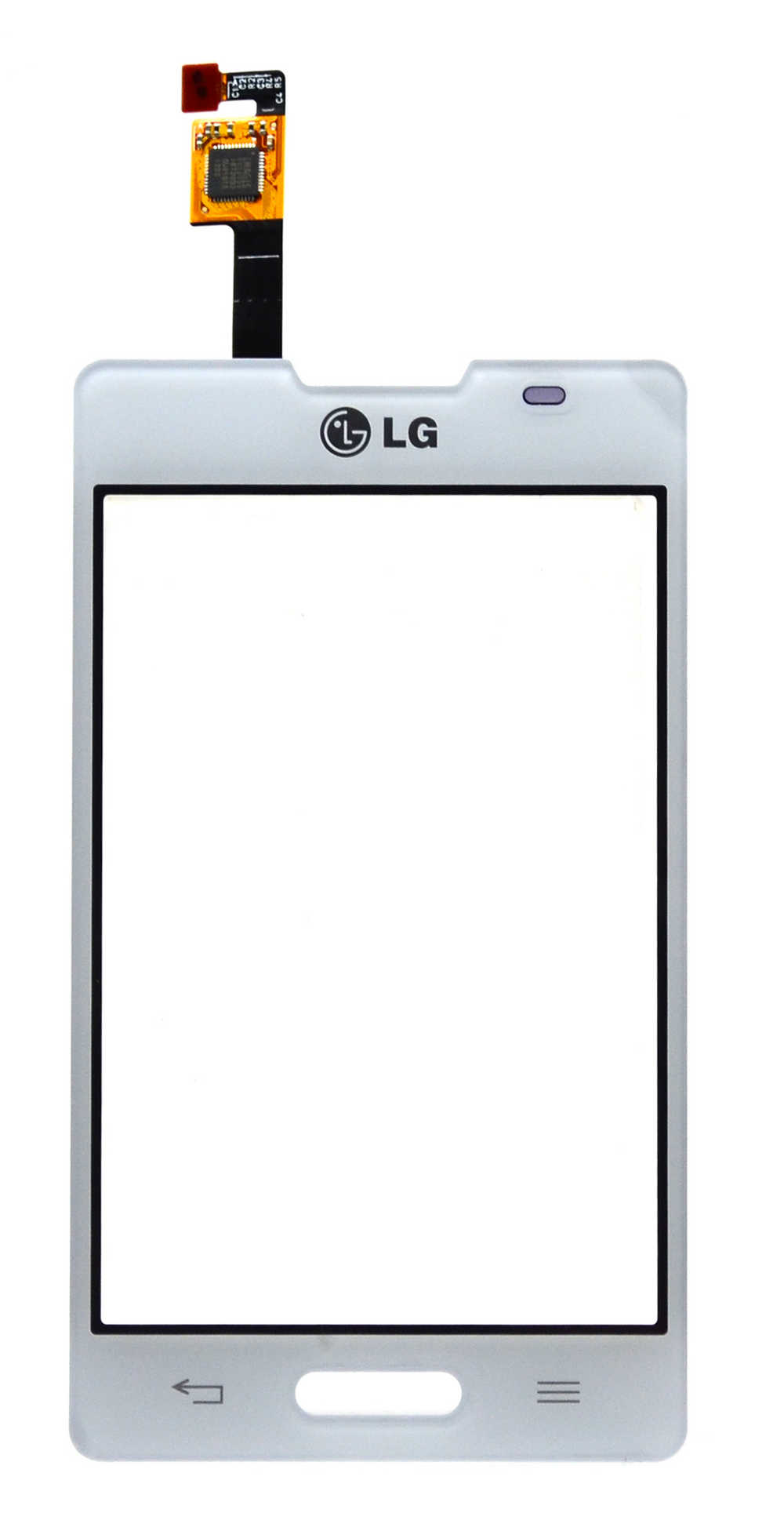 Μηχανισμός Αφής LG Optimus L4 II E440 χωρίς Κόλλα Λευκό Original EBD61605201