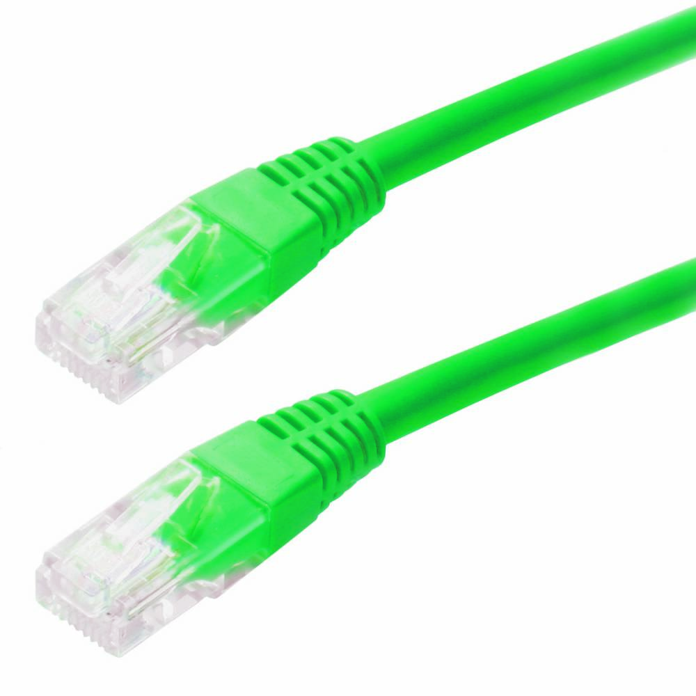 Καλώδιο Δικτύου Jasper CAT5E UTP 0.25m Πράσινο Patch Cord