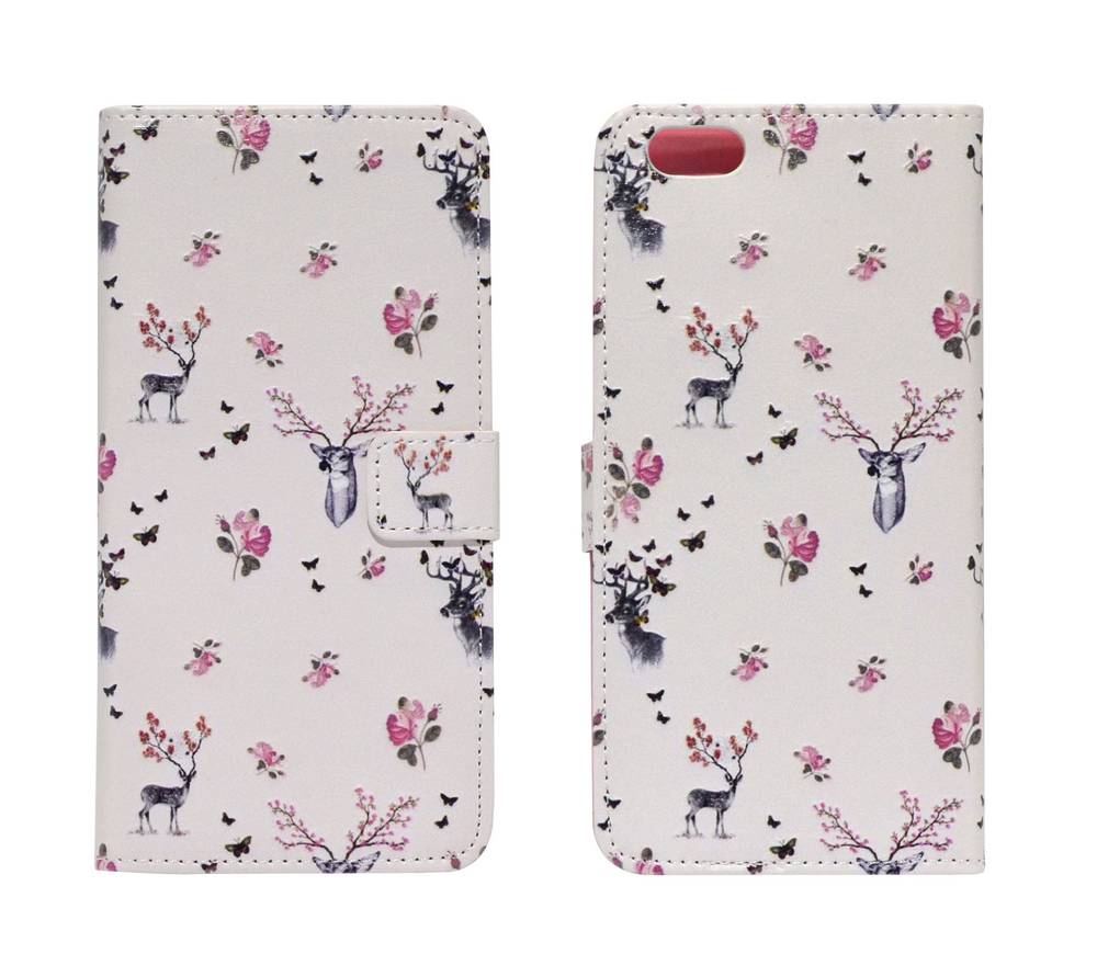 Θήκη Book Ancus Art Collection για Apple iPhone 6 Plus/6S Plus Flower