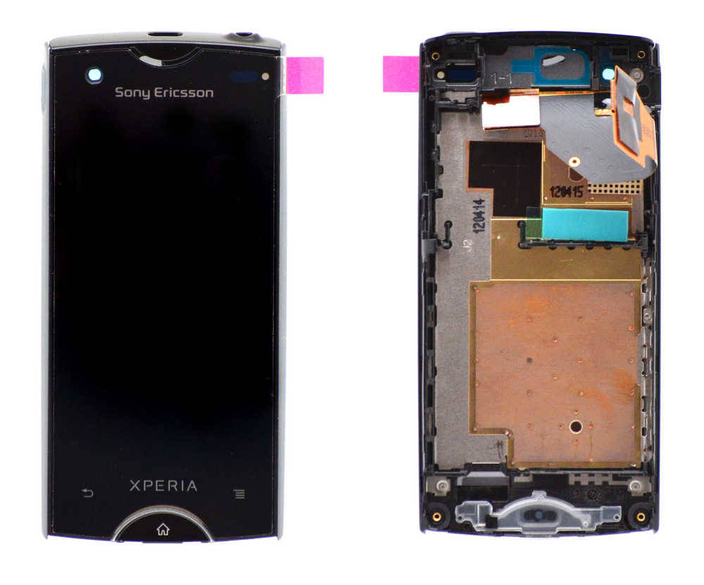 Γνήσια Οθόνη & Μηχανισμός Αφής S.Ericsson Xperia Ray Μαύρο με Πλαίσιο 1252-6825
