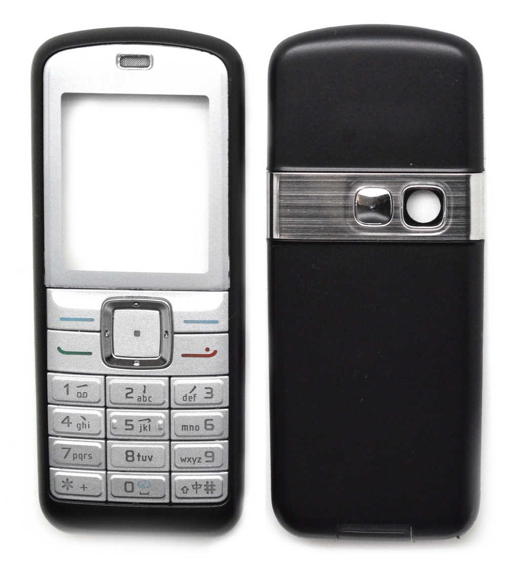 Πρόσοψη Nokia 6070 με πληκτρολόγιο Γκρί OEM
