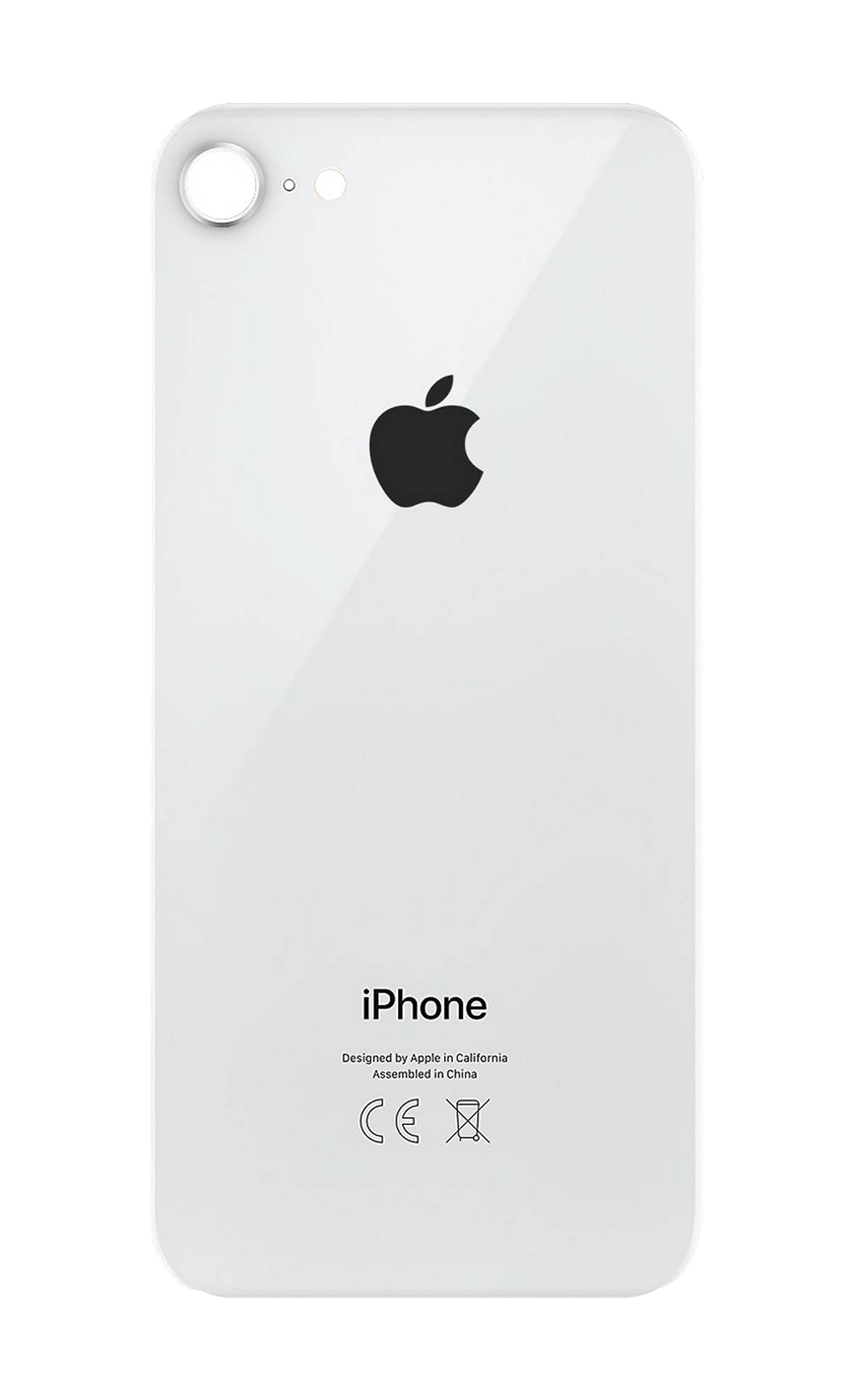 Πίσω Κάλυμμα Apple iPhone 8 Ασημί χωρίς Τζαμάκι Κάμερας Swap