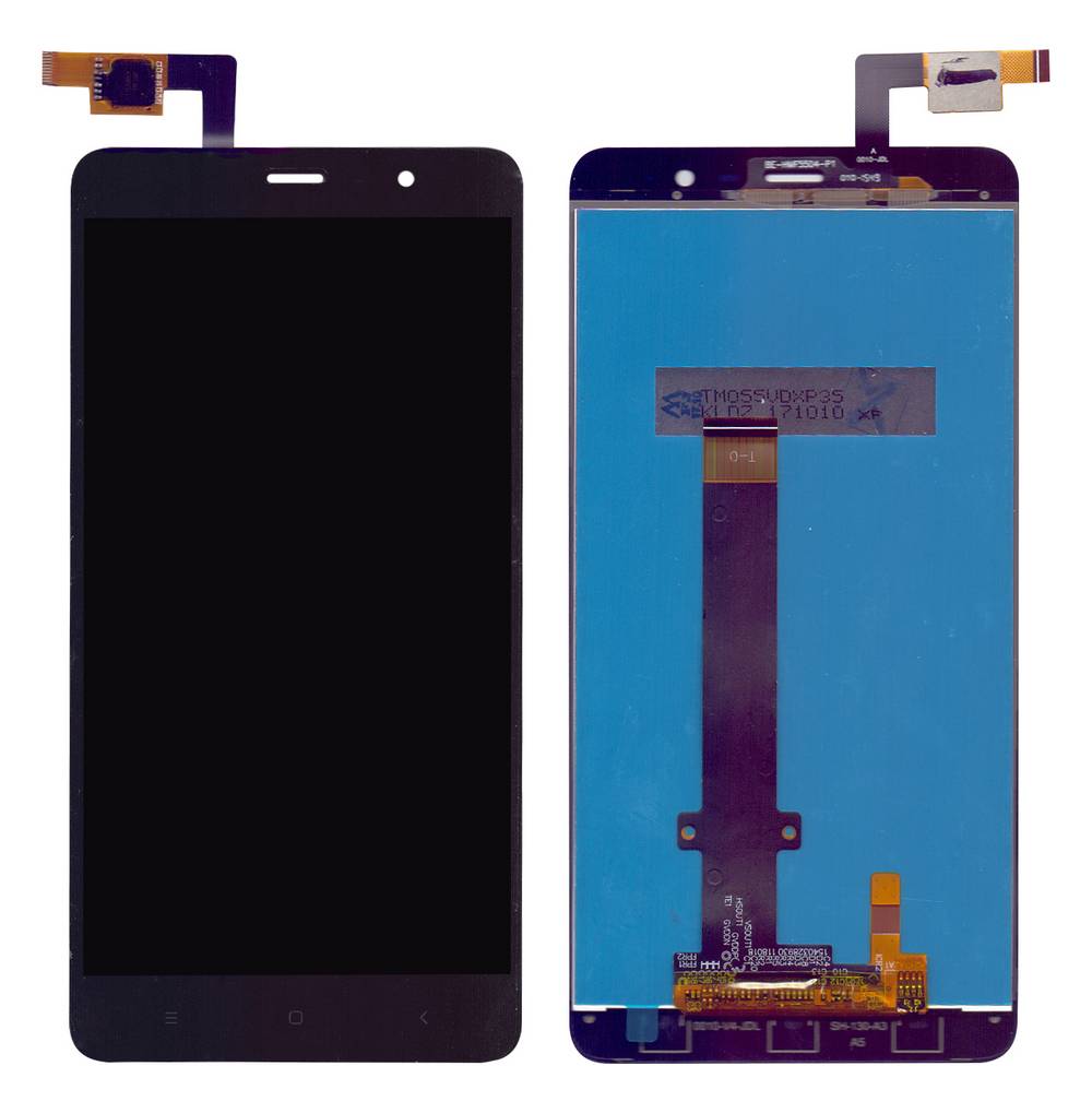 Οθόνη & Μηχανισμός Αφής Xiaomi Redmi Note 3 Μαύρο (Διάσταση:147mm)