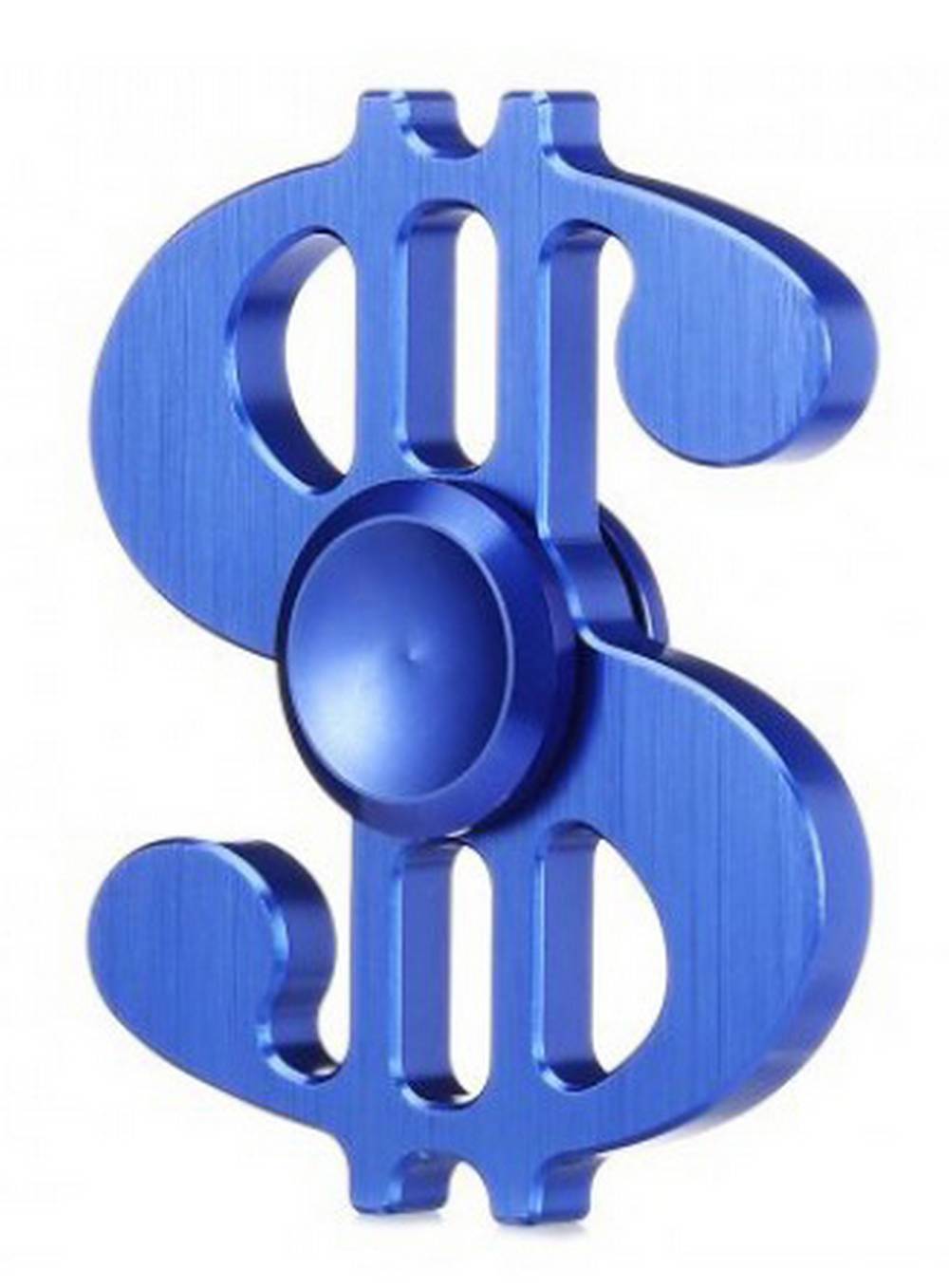 Fidget Spinner Aluminum Dollar Μπλέ 3 min