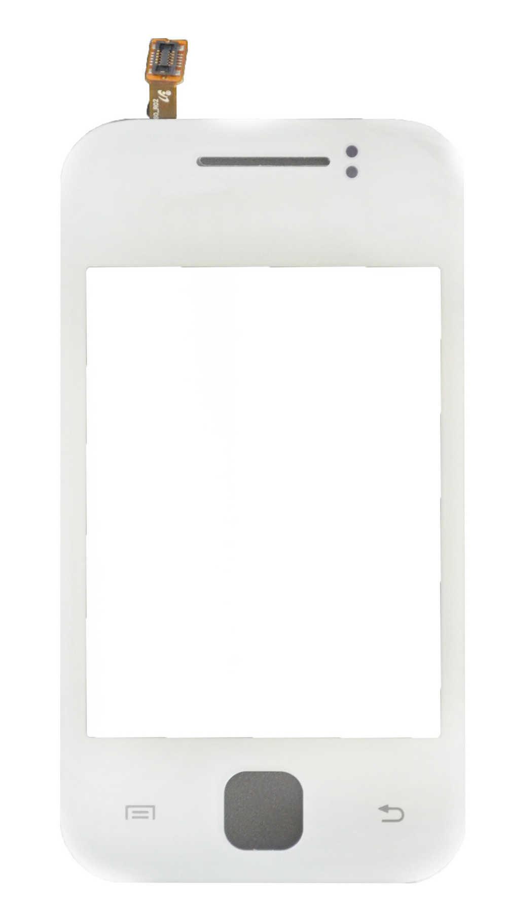 Μηχανισμός Αφής Samsung S5360 Galaxy Y Λευκό με Κόλλα OEM Type A