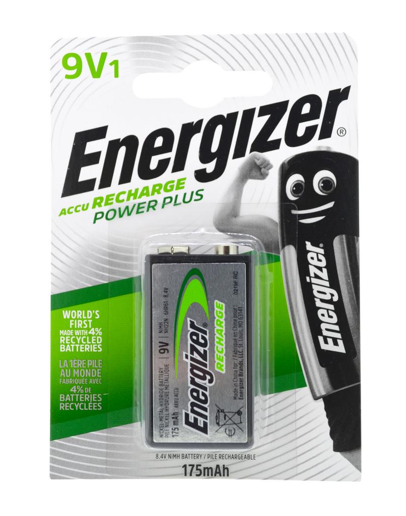 Μπαταρία Επαναφορτιζόμενη Energizer ACCU Recharge Power Plus HR22 size 9V 175mAh