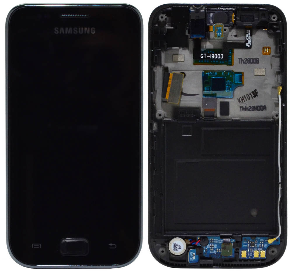 Γνήσια Οθόνη & Μηχανισμός Αφής Samsung i9003 Galaxy SL Μαύρο GH97-11829A