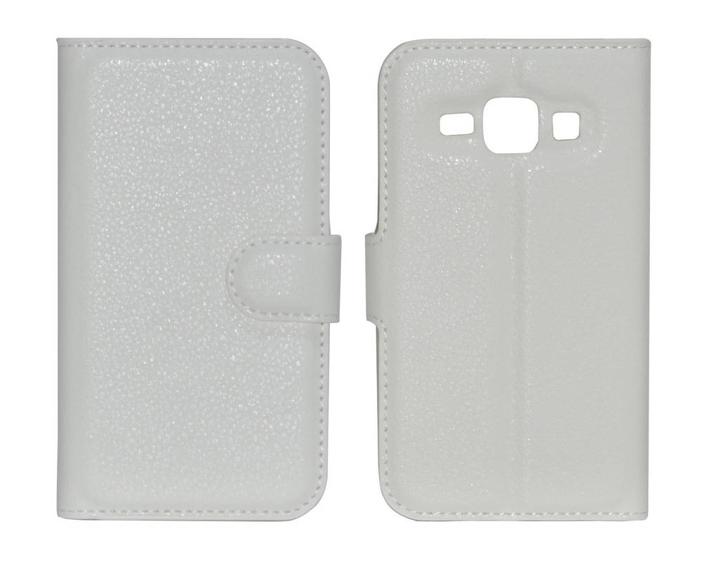 Θήκη Book Ancus Teneo για Samsung SM-J100F Galaxy J1 TPU Λευκή