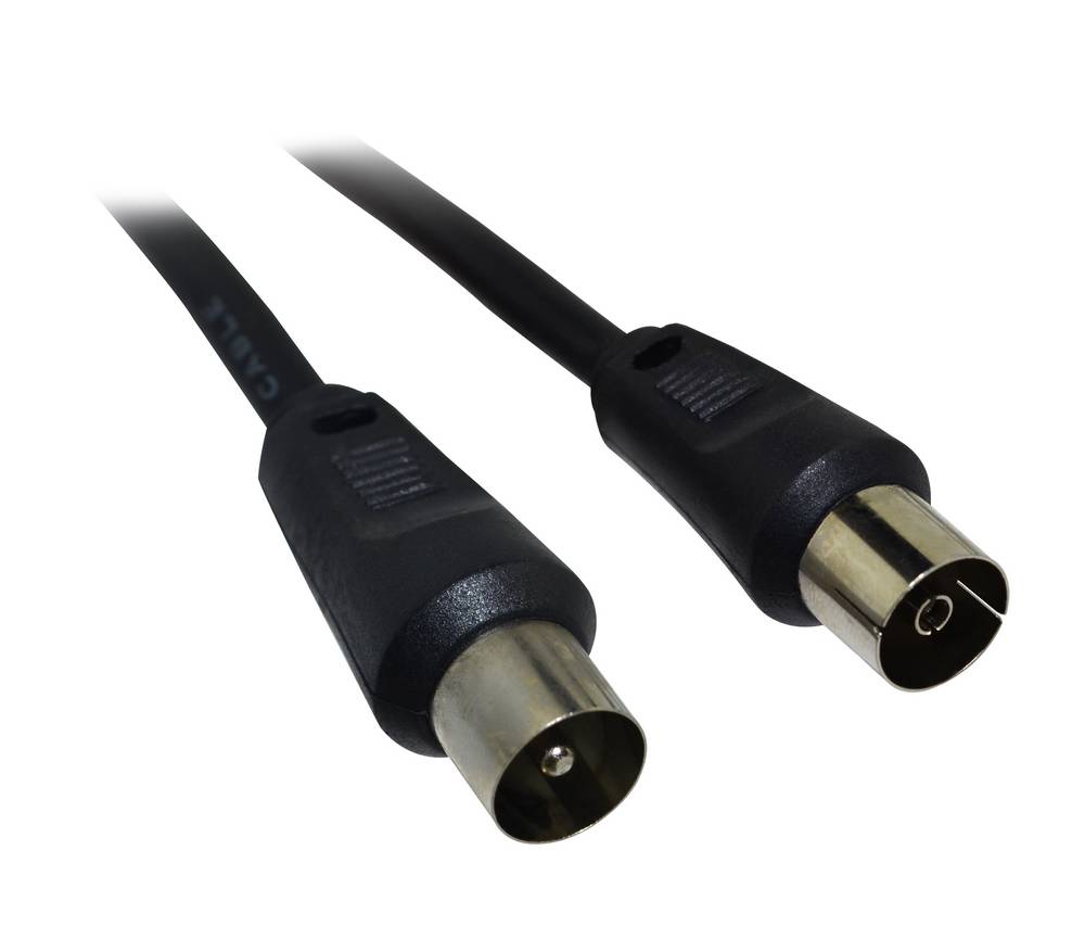 Ομοαξωνικό Καλώδιο Κεραίας Τηλεόρασης Jasper 2 m Αρσενικό σε Θηλυκό (Α' Ποιότητα)