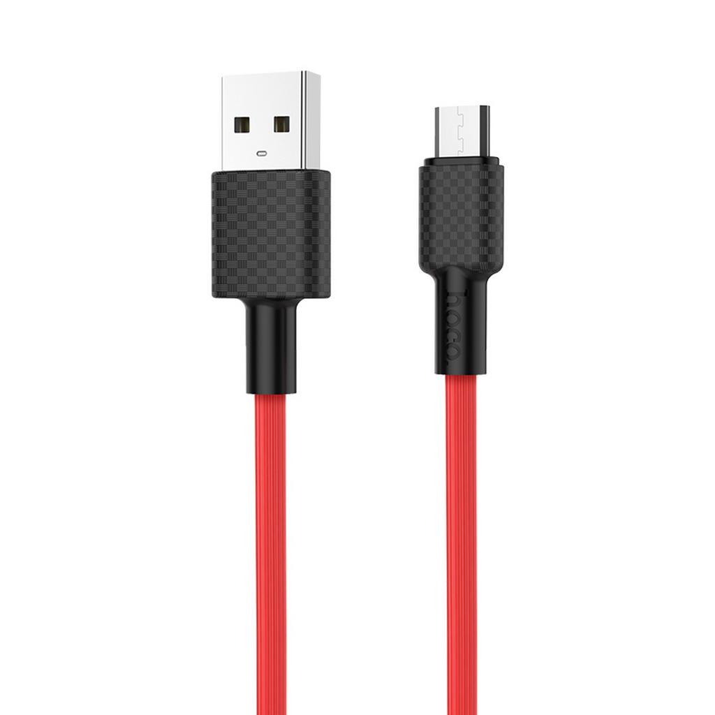 Καλώδιο σύνδεσης Hoco X29 Superior Style USB σε Micro-USB Fast Charging 2A Κόκκινο 1μ