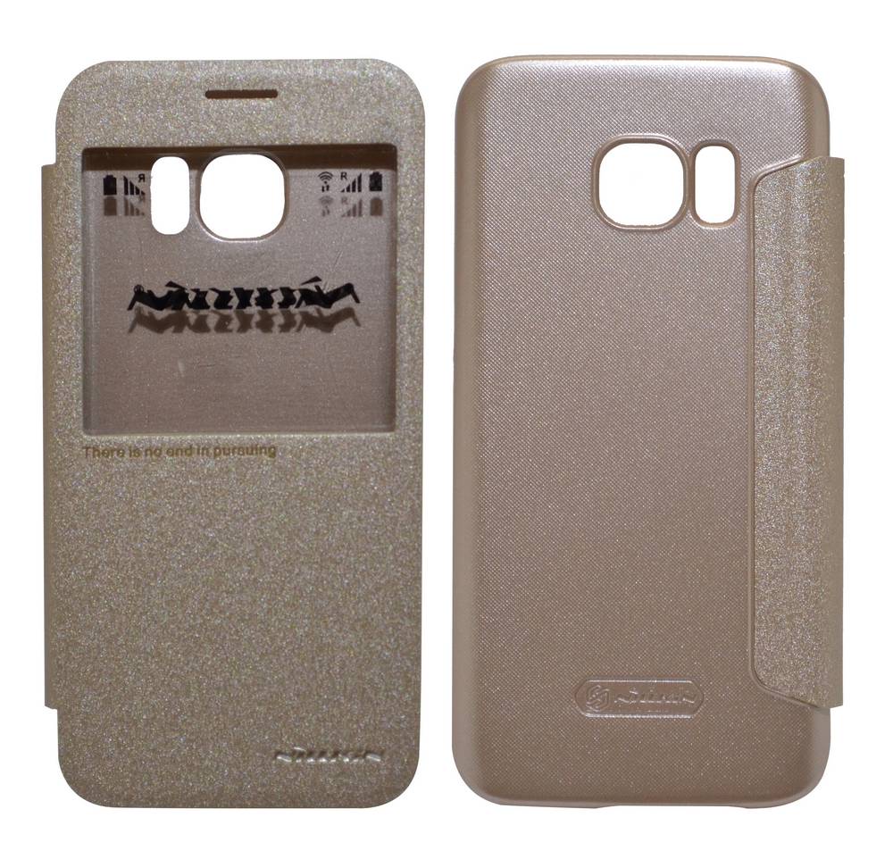 Θήκη Book S-View Nillkin Sparkle για Samsung SM-G930F Galaxy S7 Χρυσαφί
