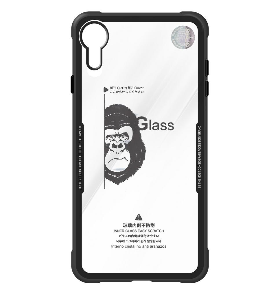 Θήκη Silicone - Glass Armor Back Cover για Apple iPhone XR Μαύρη