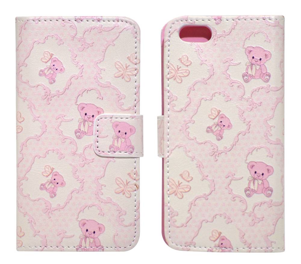 Θήκη Book Ancus Art Collection για Apple iPhone SE/5/5S Teddy Bear